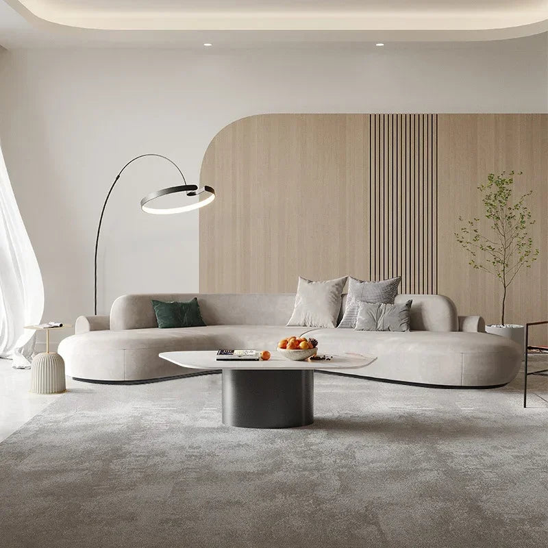 The Horizon Curved Luxury Living Room Lazy Sofa