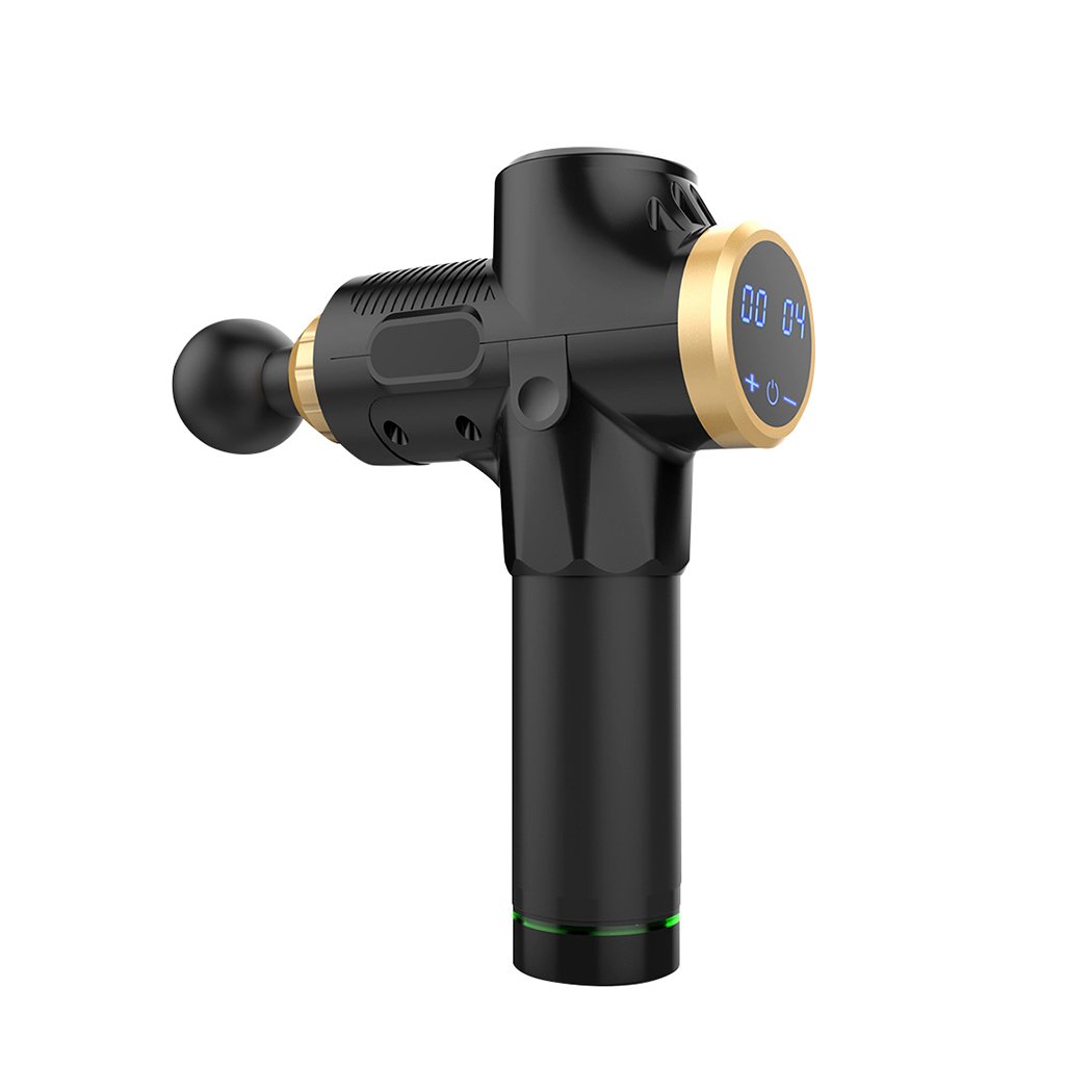 Massage Gun Electric Massager Vibration Muscle Therapy 4 Heads