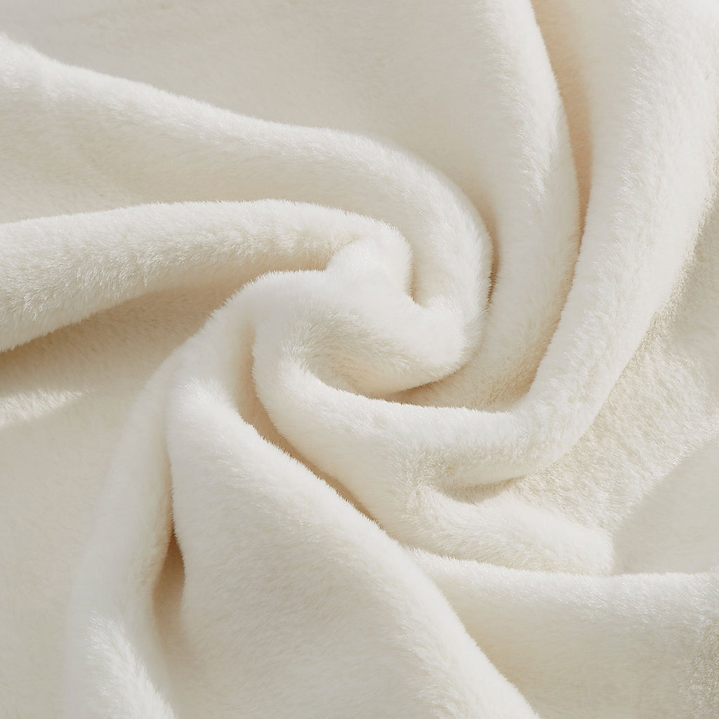 Soft Thick Fuzzy Faux Rabbit Fur Sofa