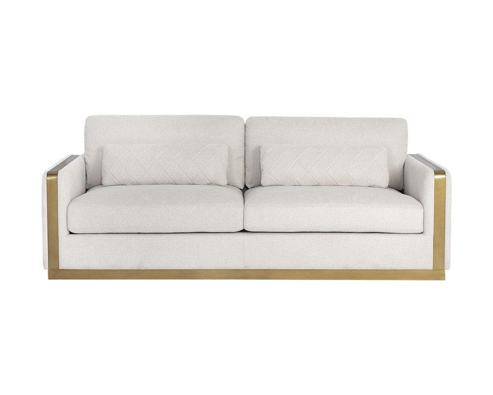 The Opal Belfast Oatmeal Lean Sofa