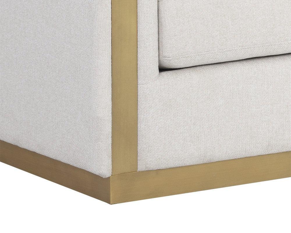 The Opal Belfast Oatmeal Lean Sofa