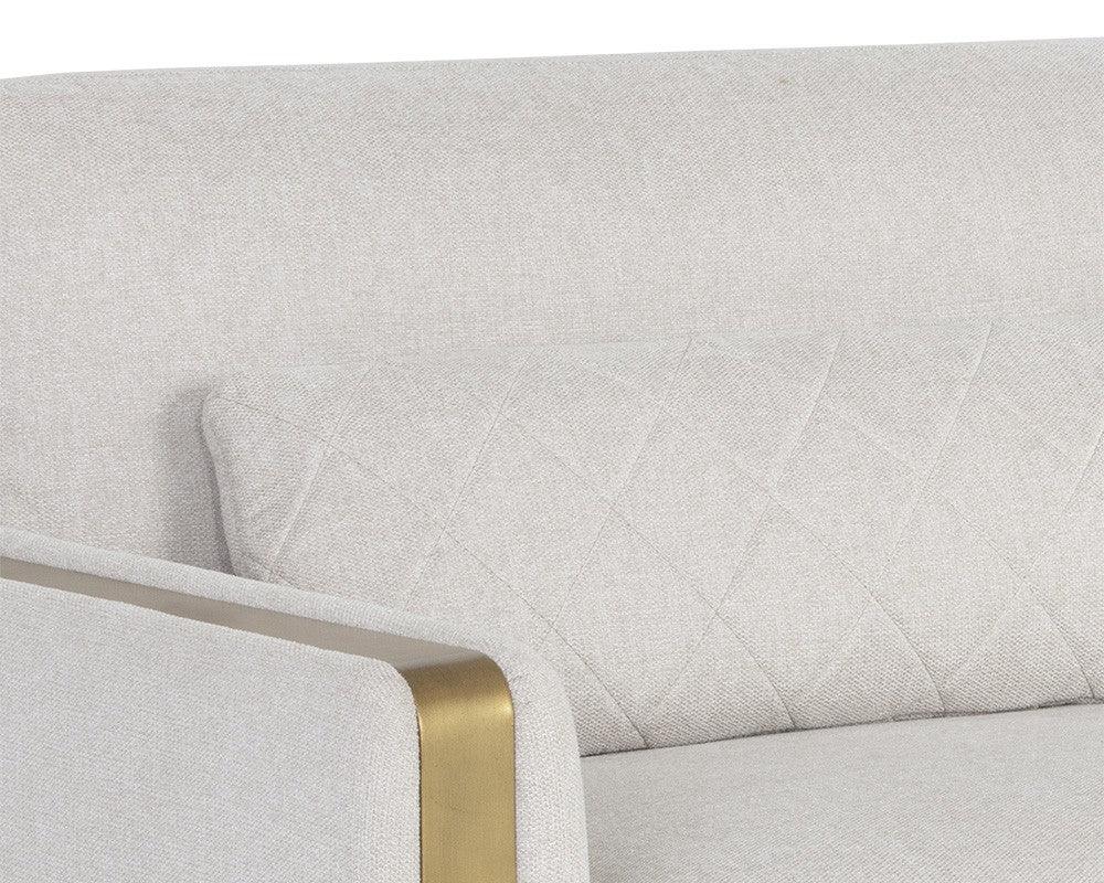 The Opal Belfast Oatmeal Lean Sofa