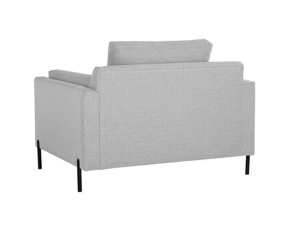 The Icon Lonsdale Broderick Armchair Charcoal