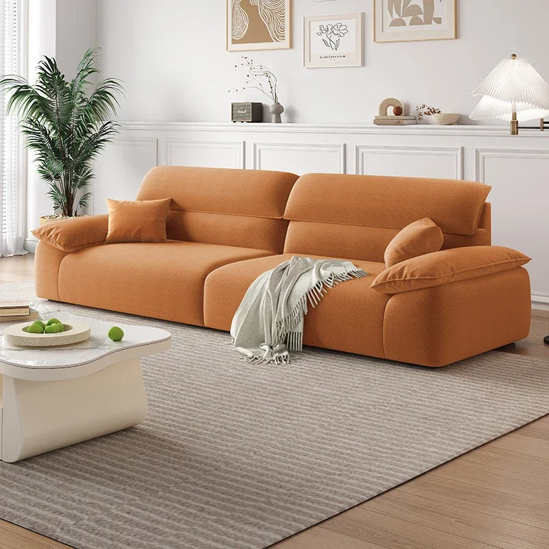 The Marquis Velvet Sofa Living Room