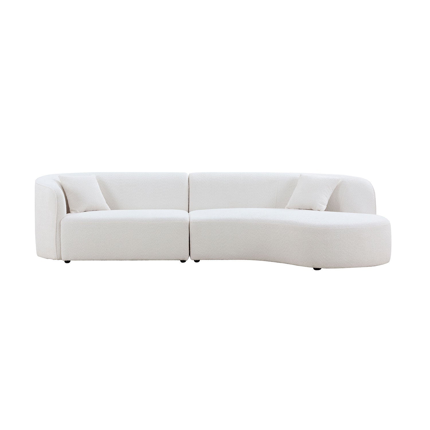 The Stella Luxury Modern Style Living Room Curved Sofa