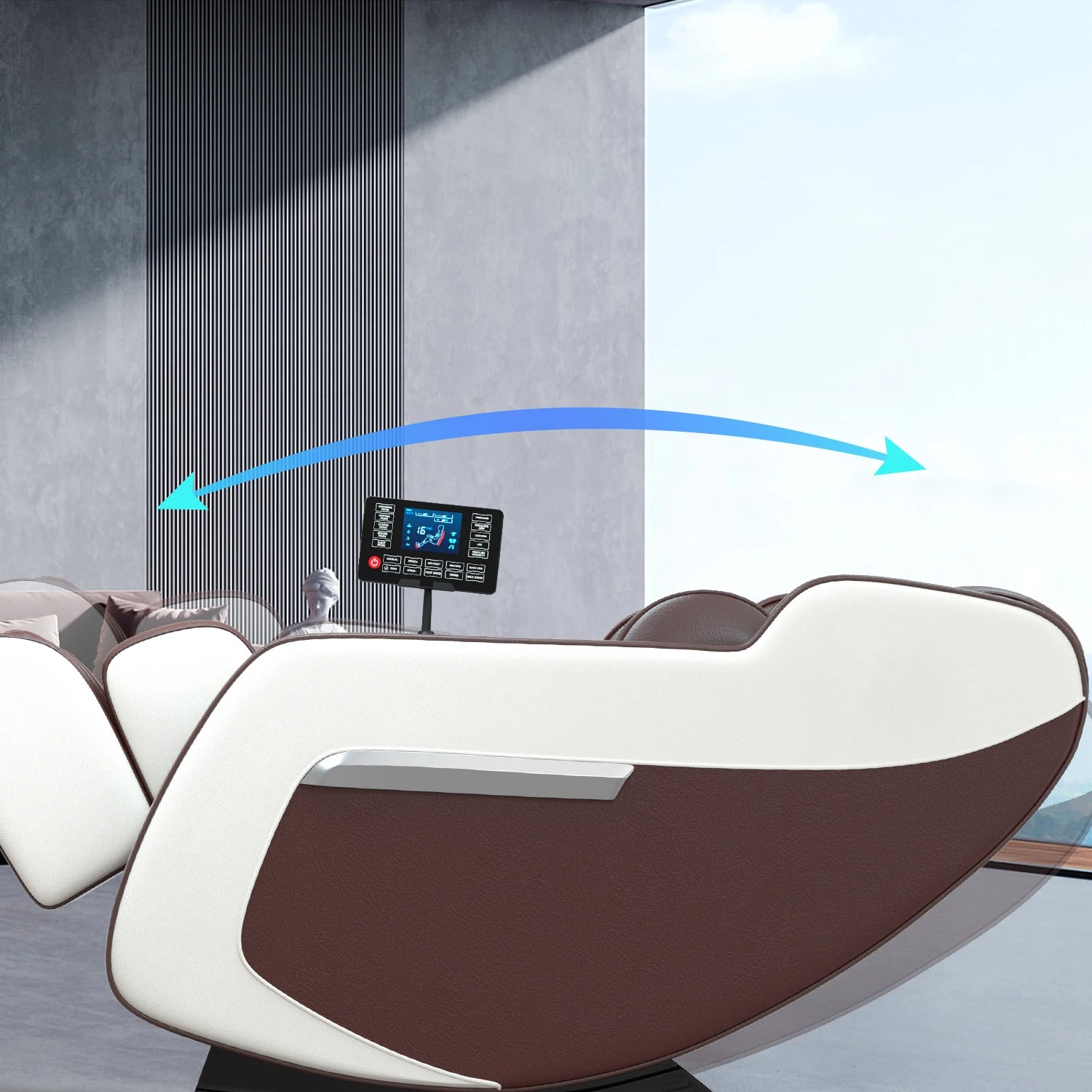 The Windsor 4D Zero Gravity Automatic Heating Bluetooth Reclining Massage Chair