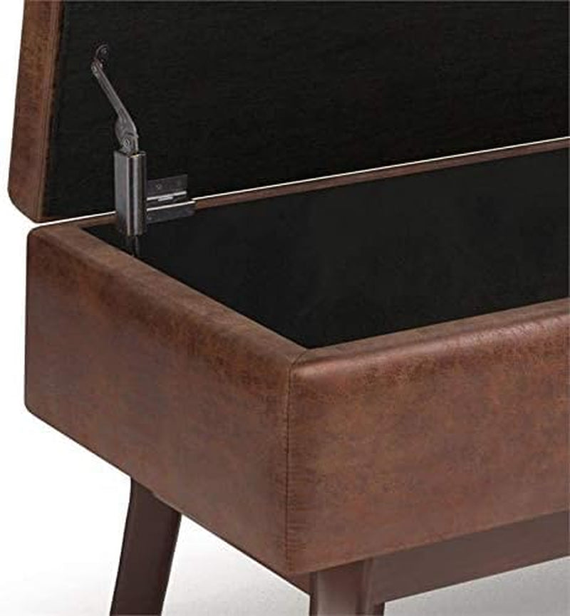 The Paradise Mid Century Modern Coffee Table with Storage Ottoman