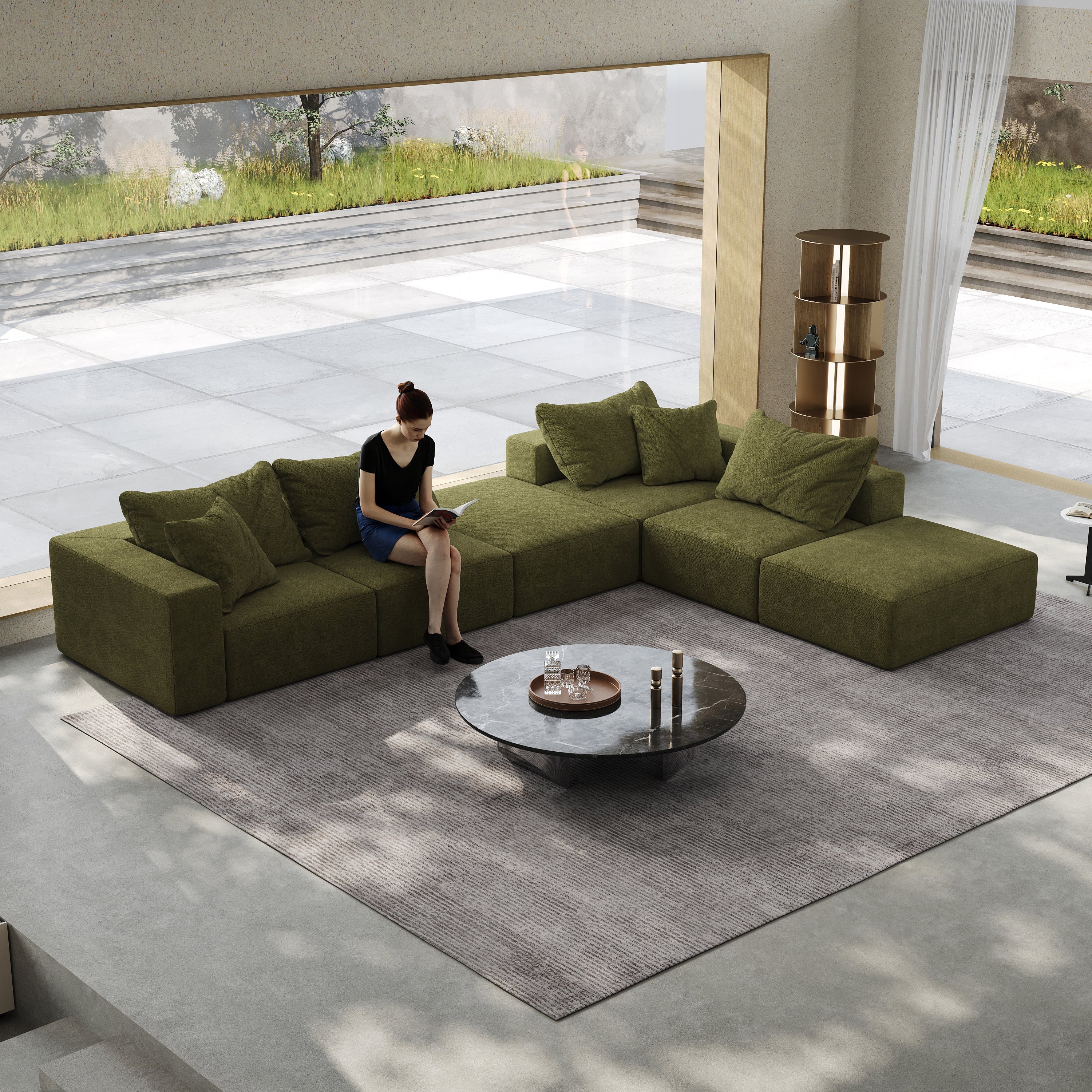The Savoy Oversized Modern Sectional Sofa