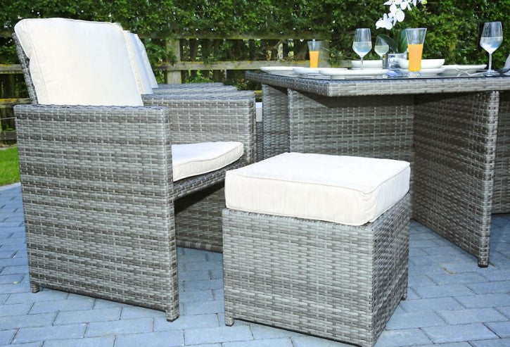 Sunnyway Gray 11-Piece Outdoor Dining Set