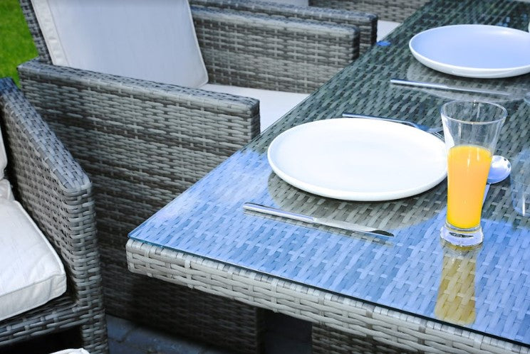 Sunnyway Gray 11-Piece Outdoor Dining Set