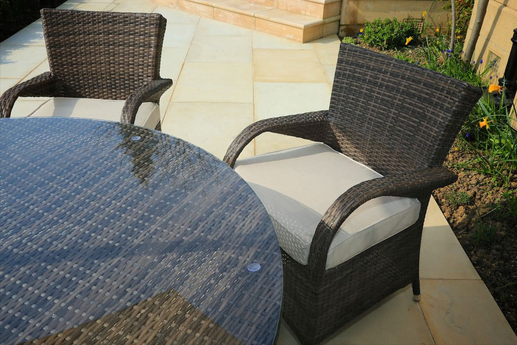 The Paradise Brown 7-Piece Outdoor Dining Set