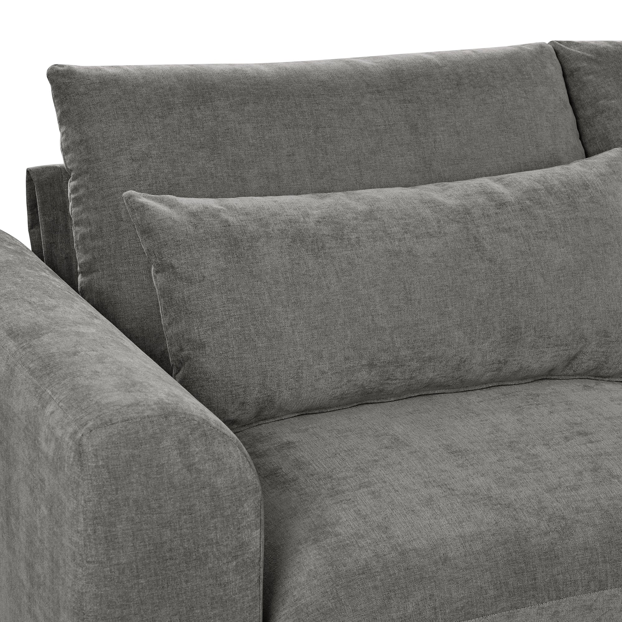 The Yorks U-shaped Transformable Modular Corner Sofa with Two Ottoman