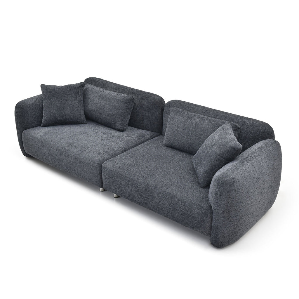 The Windsor Modern Sofa Black