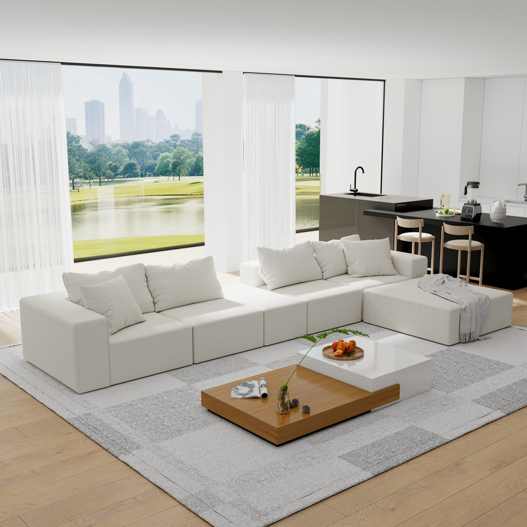 The Valentina Modern Sectional Sofa L-Shaped