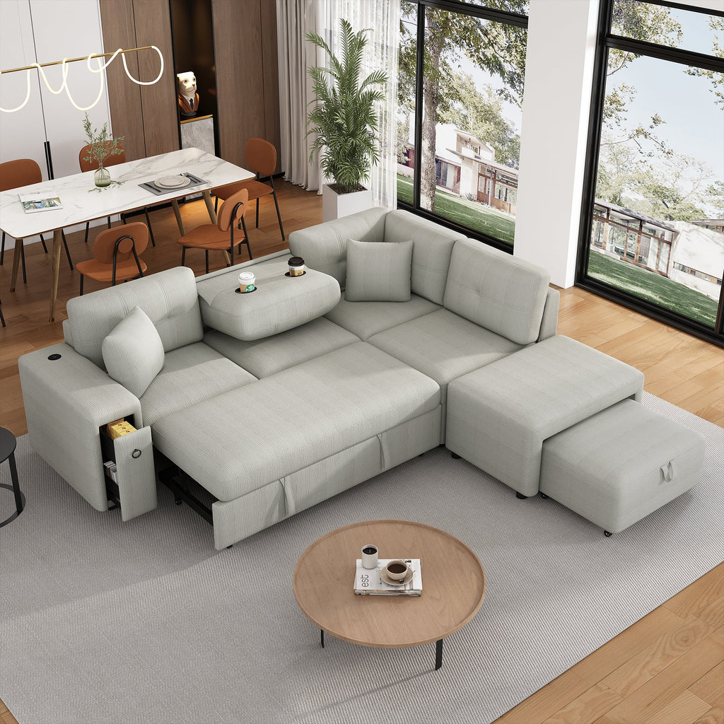The Vivi Luxury Sectional Sofa L-Shaped