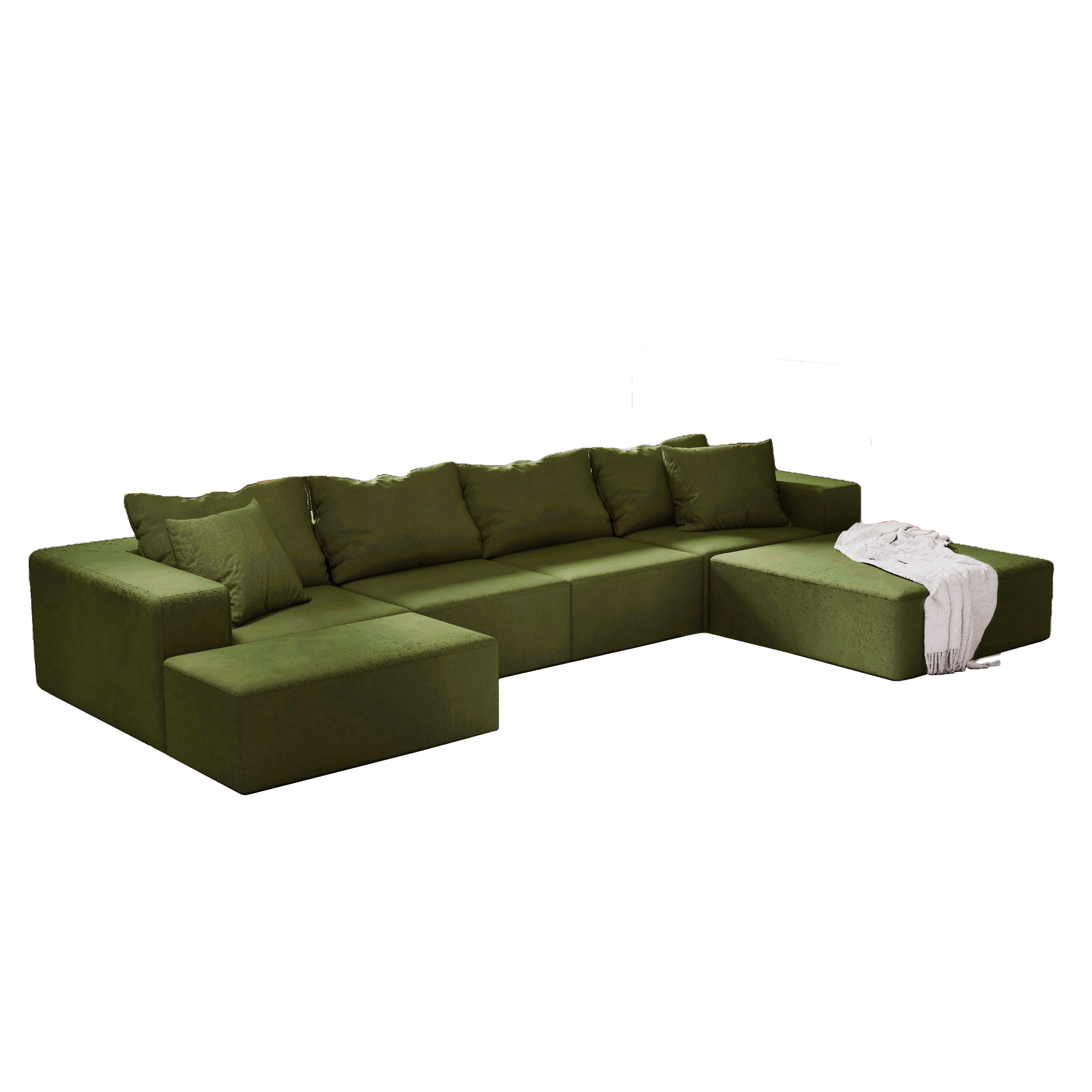 The Horizon Modern L-Shaped Sectional Sofa
