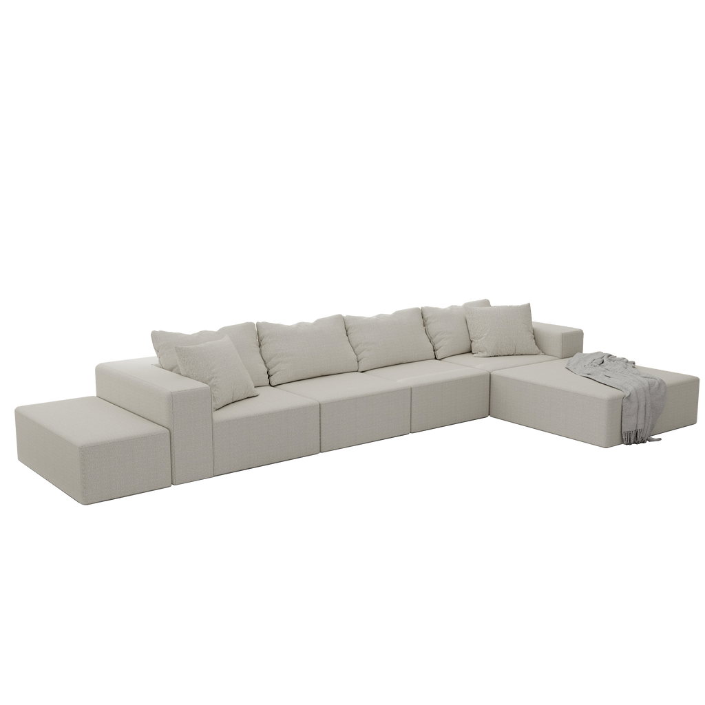 The Valentina Modern Sectional Sofa L-Shaped