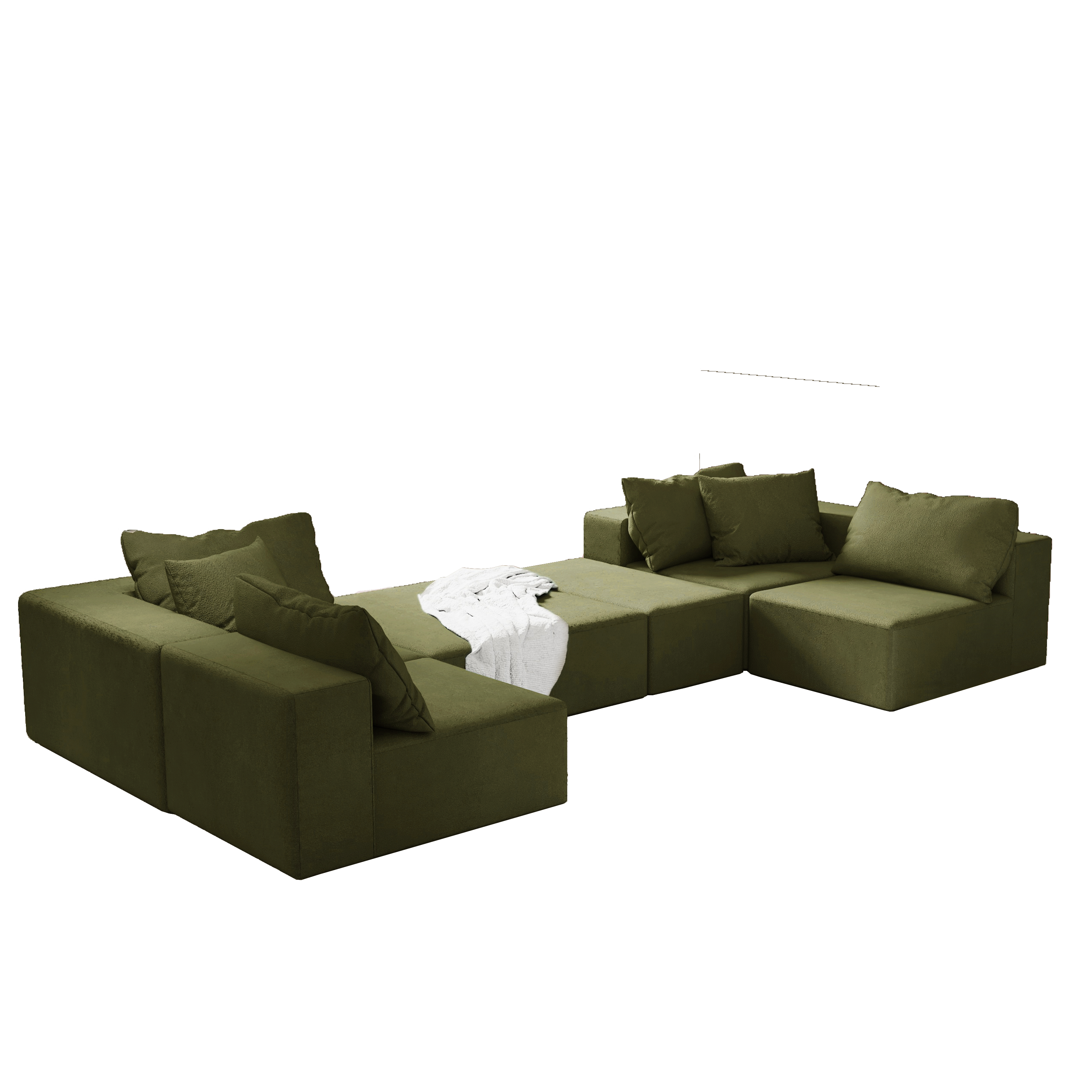The Horizon Modern L-Shaped Sectional Sofa