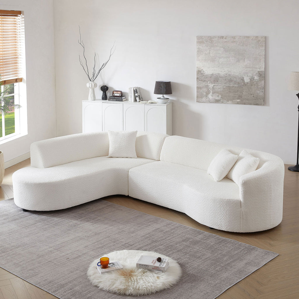 The Bishop Modular Sectional Sofa with Left Chaises L-Shaped Corner Comfy