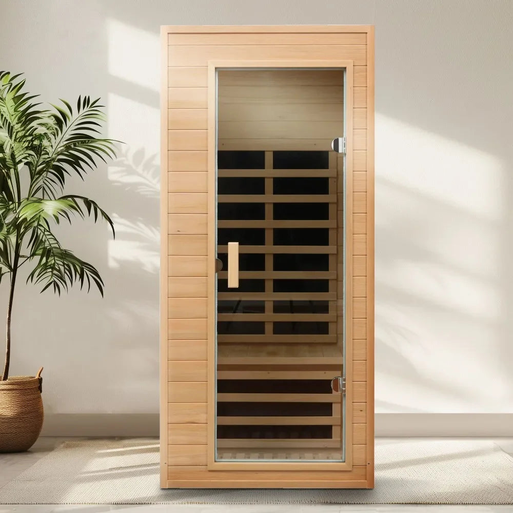 The Truitt Infrared Roof Embedded Indoor Sauna with Control Panel