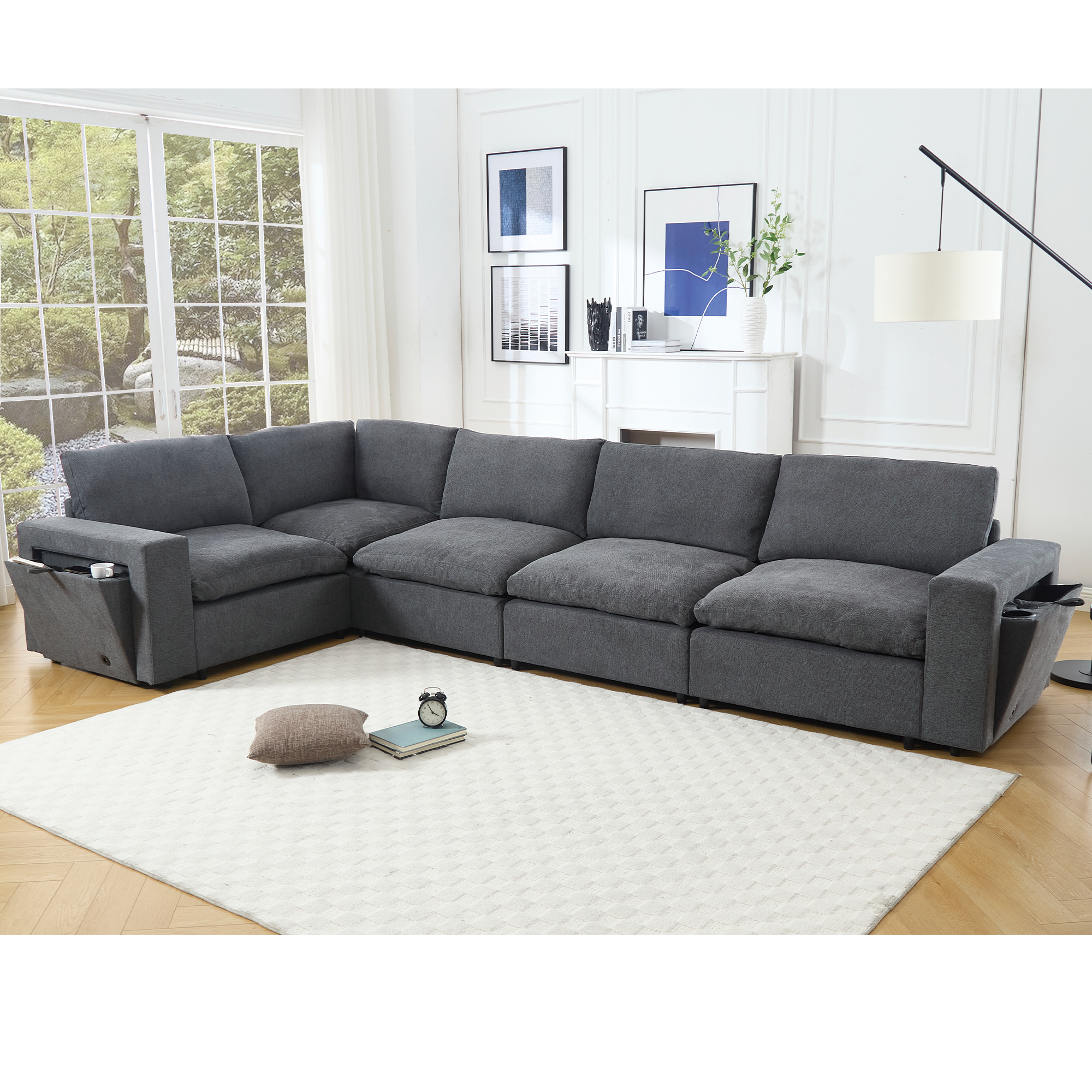 The Savoy Sectional Modern Living Room Couch