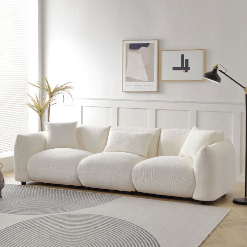 The Lumo Living Room Mid Century Modern Couch 3-Seater Sofa
