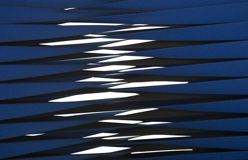 The Regal Luxe Seat Belt Rocking Chair Blue/Black