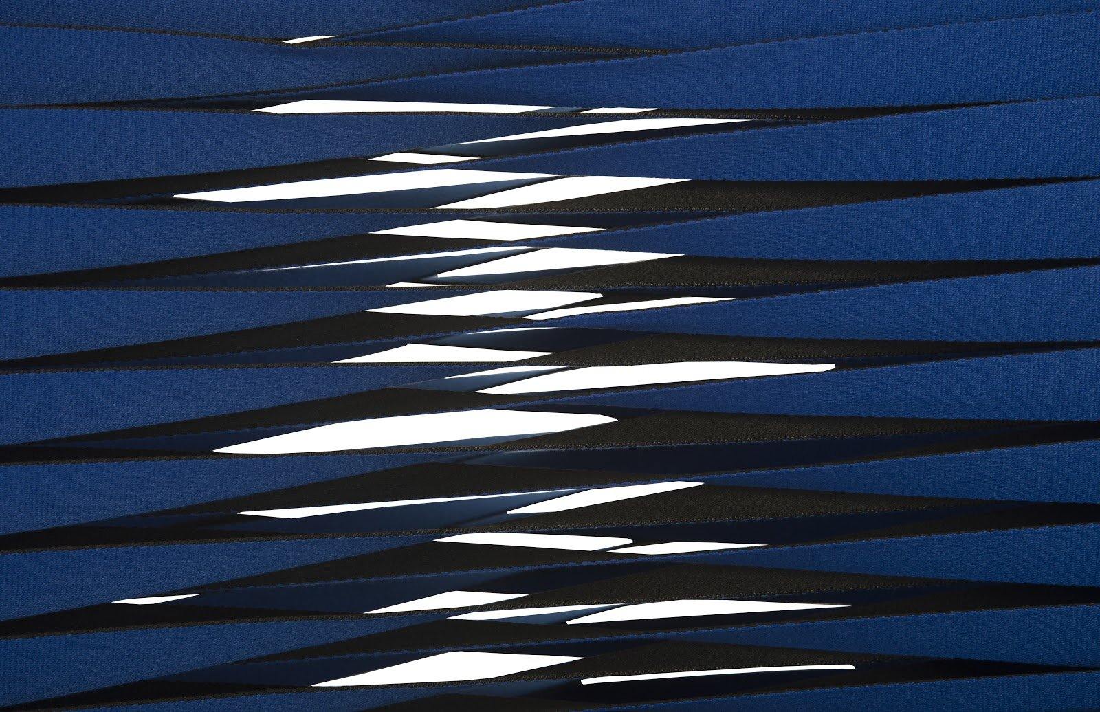 The Regal Luxe Seat Belt Rocking Chair Blue/Black