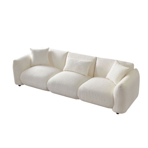 The Lumo Living Room Mid Century Modern Couch 3-Seater Sofa