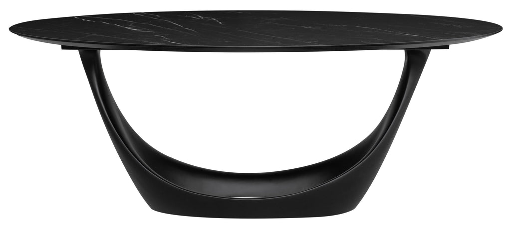 The Noir Montana Dining Table Black