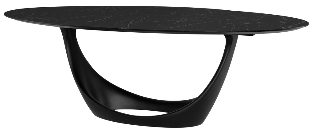 The Noir Montana Dining Table Black
