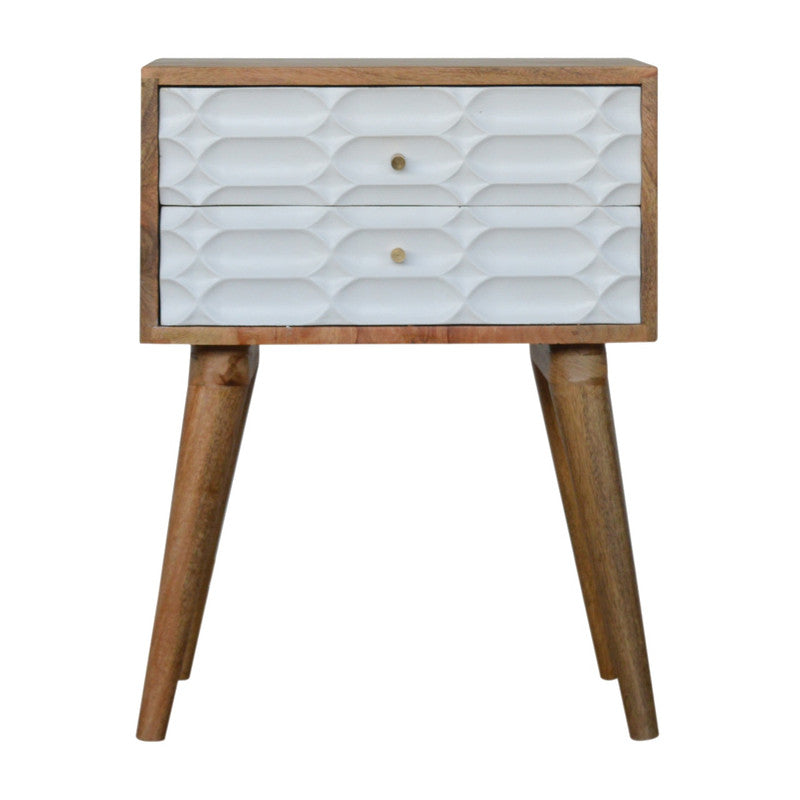 The Vibe Capsule Carved Bedside