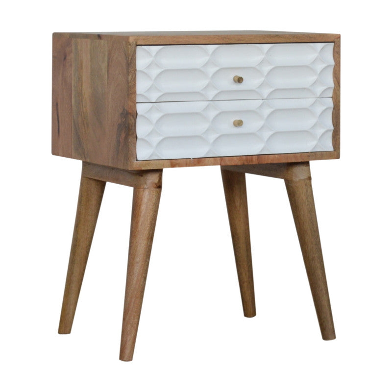 The Vibe Capsule Carved Bedside