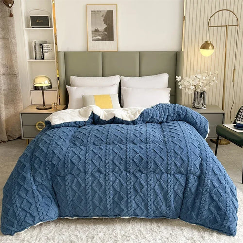 High End Thickened Winter Warm Blankets for Beds Artificial Lamb