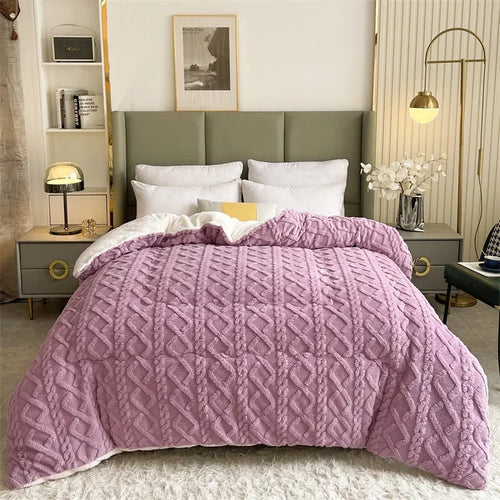 High End Thickened Winter Warm Blankets for Beds Artificial Lamb