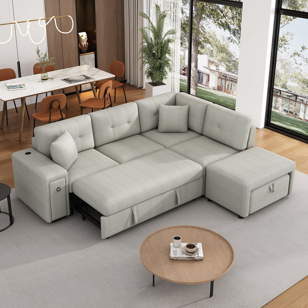 The Vivi Luxury Sectional Sofa L-Shaped