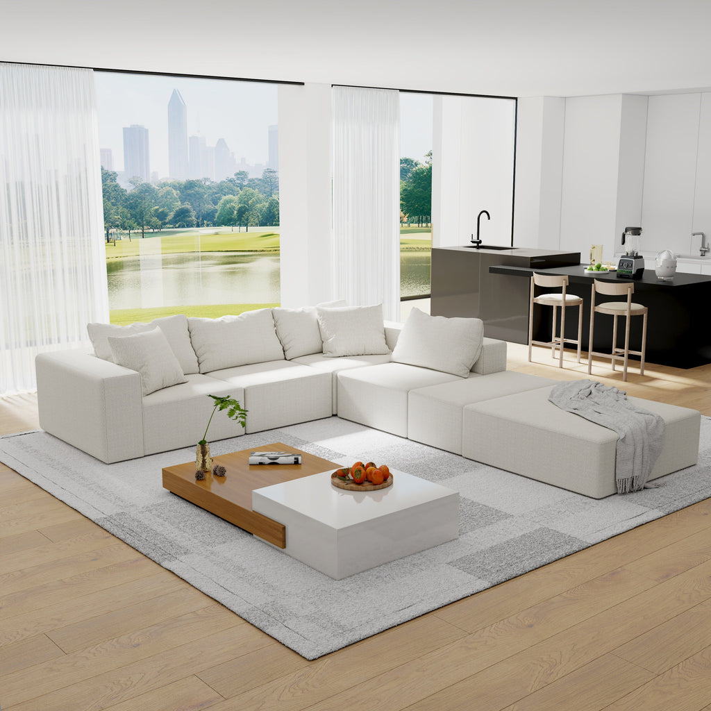 The Valentina Modern Sectional Sofa L-Shaped