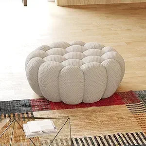 The Luna Honeycomb Shape Ottoman