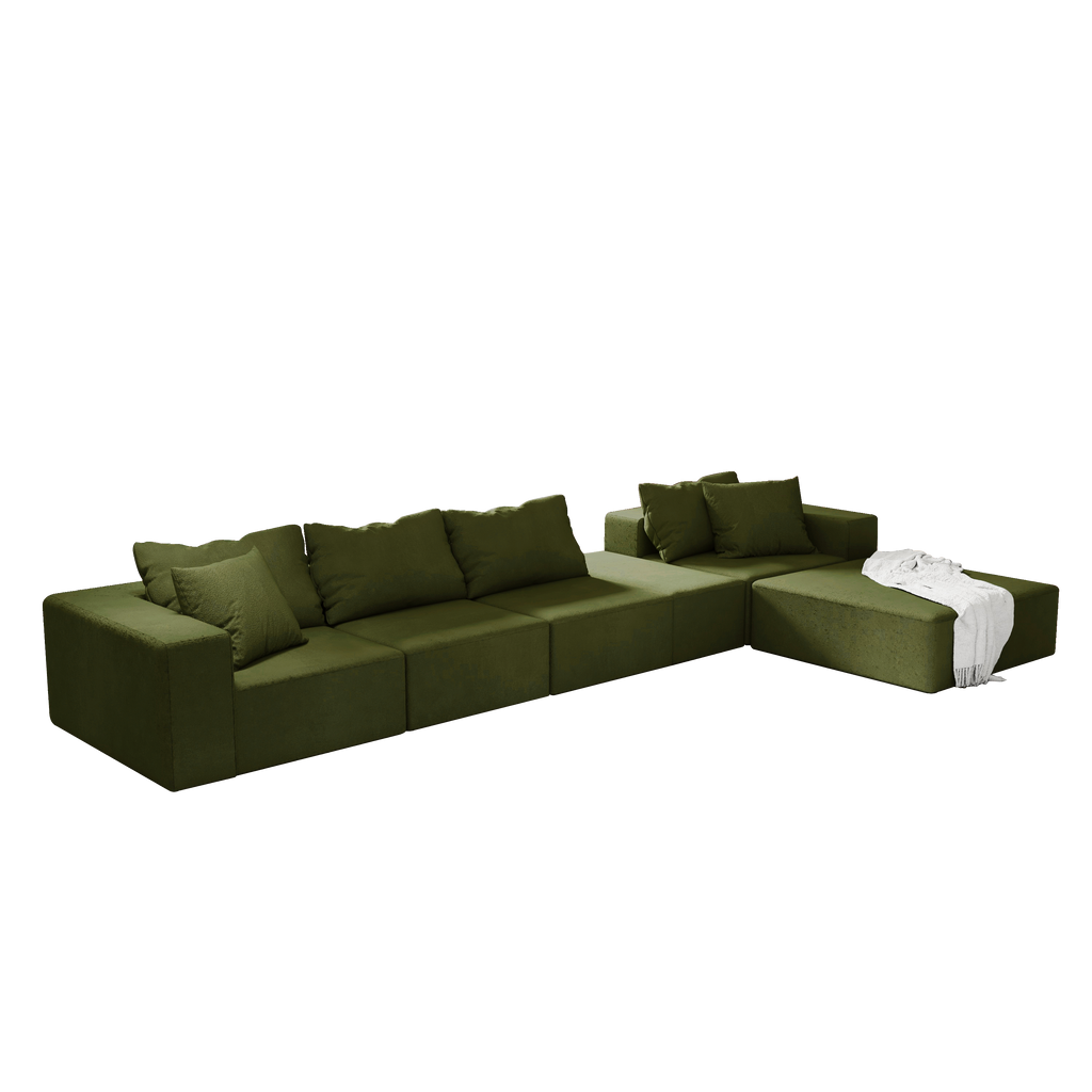 The Horizon Modern L-Shaped Sectional Sofa