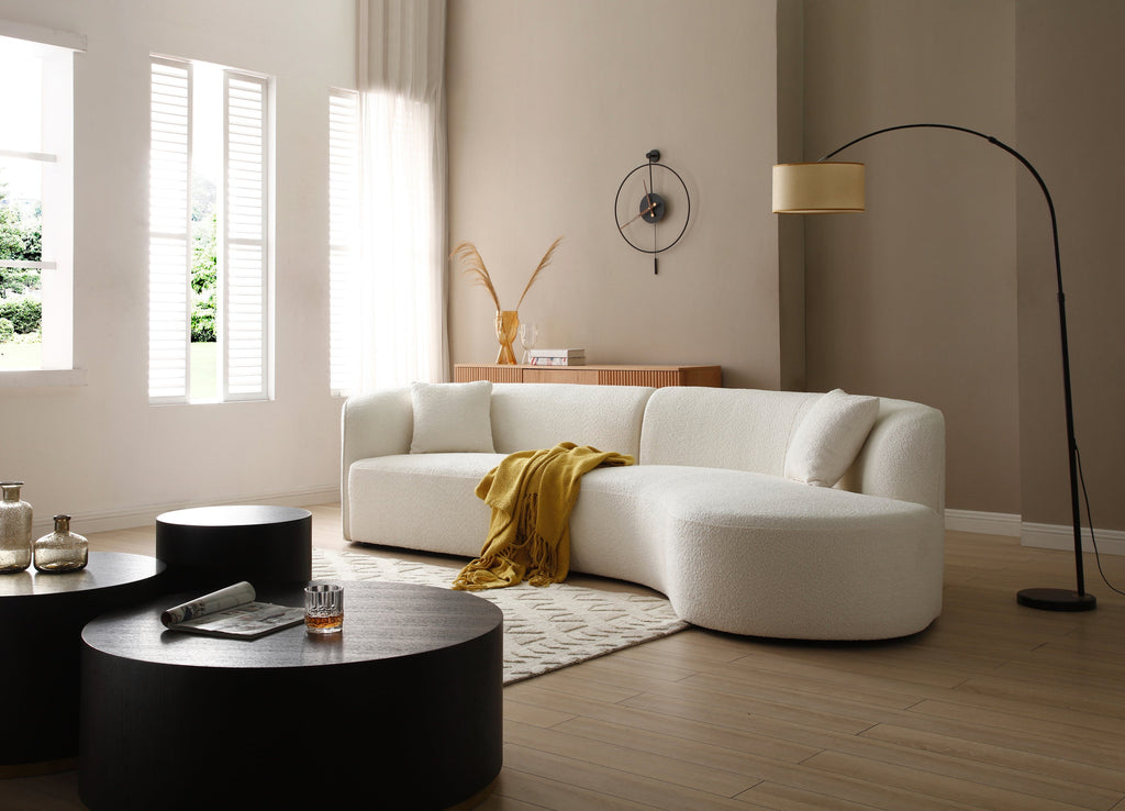 The Stella Luxury Modern Style Living Room Curved Sofa