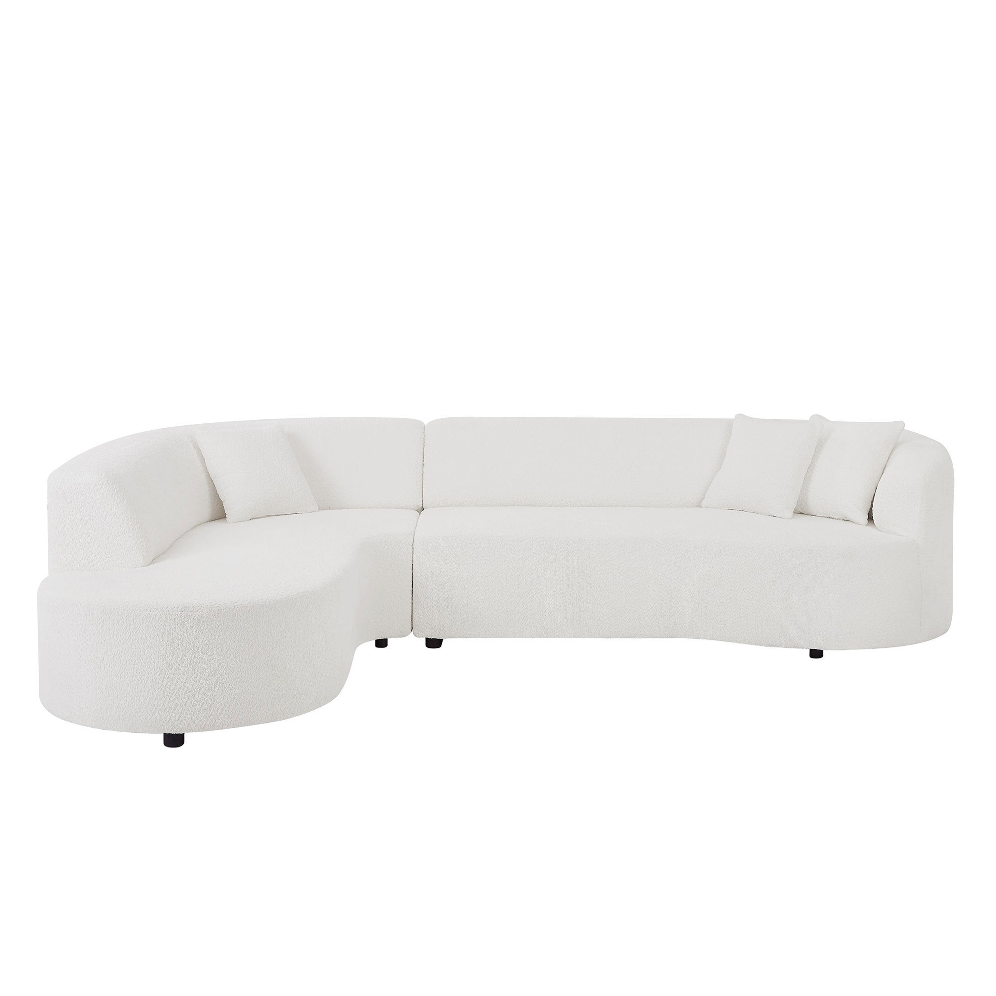 The Bishop Modular Sectional Sofa with Left Chaises L-Shaped Corner Comfy