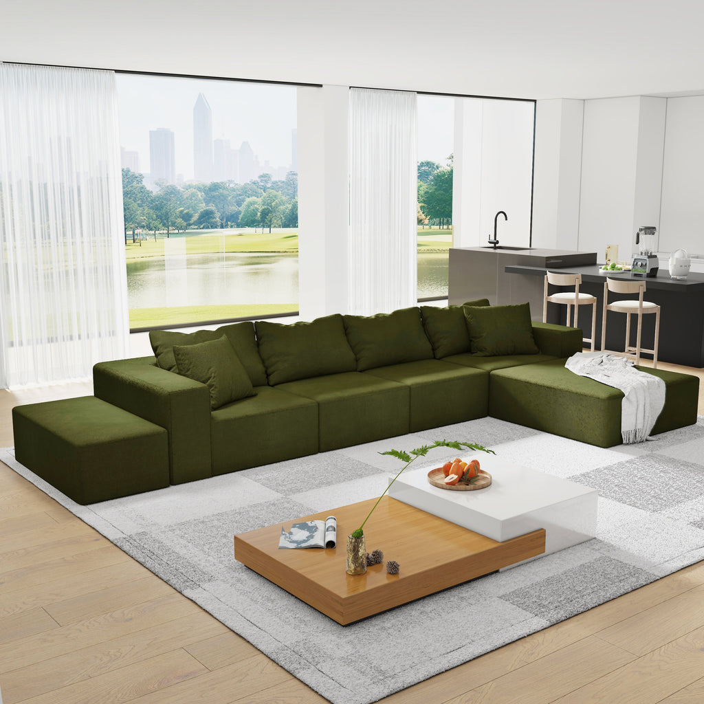 The Horizon Modern L-Shaped Sectional Sofa