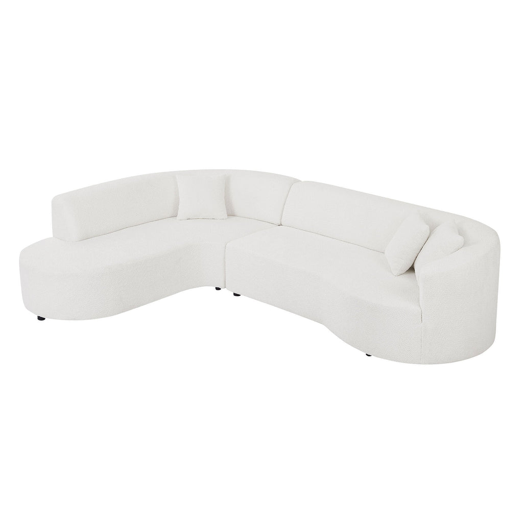 The Bishop Modular Sectional Sofa with Left Chaises L-Shaped Corner Comfy