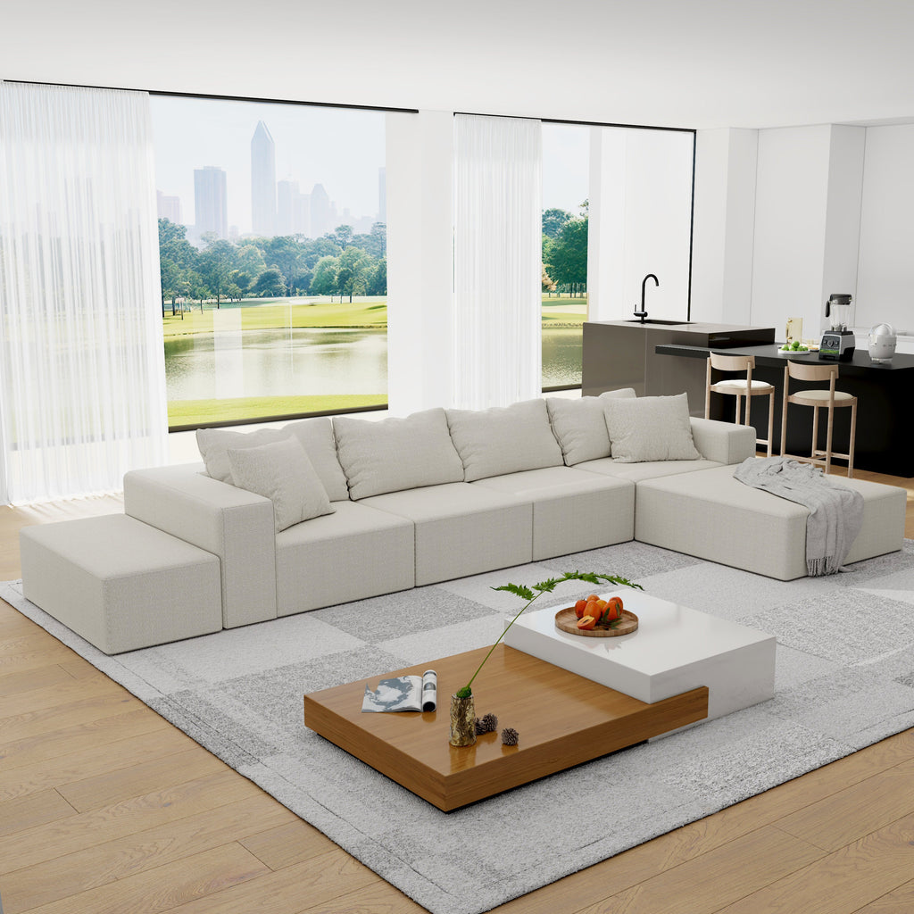 The Valentina Modern Sectional Sofa L-Shaped