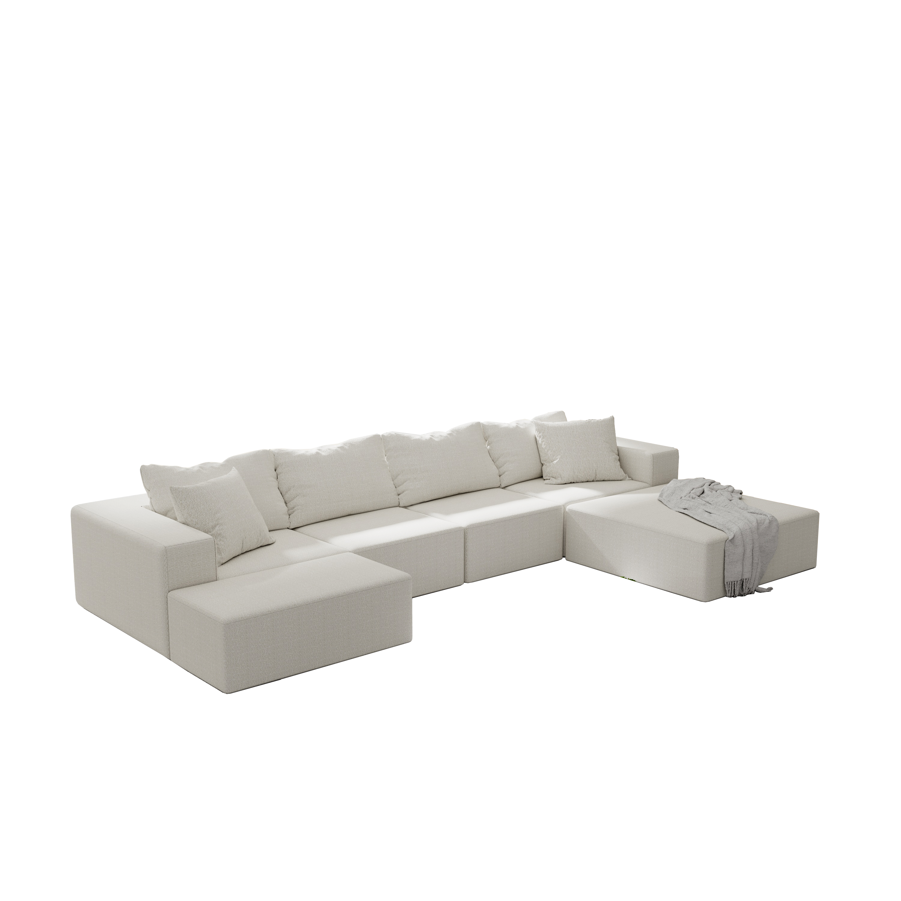 The Valentina Modern Sectional Sofa L-Shaped