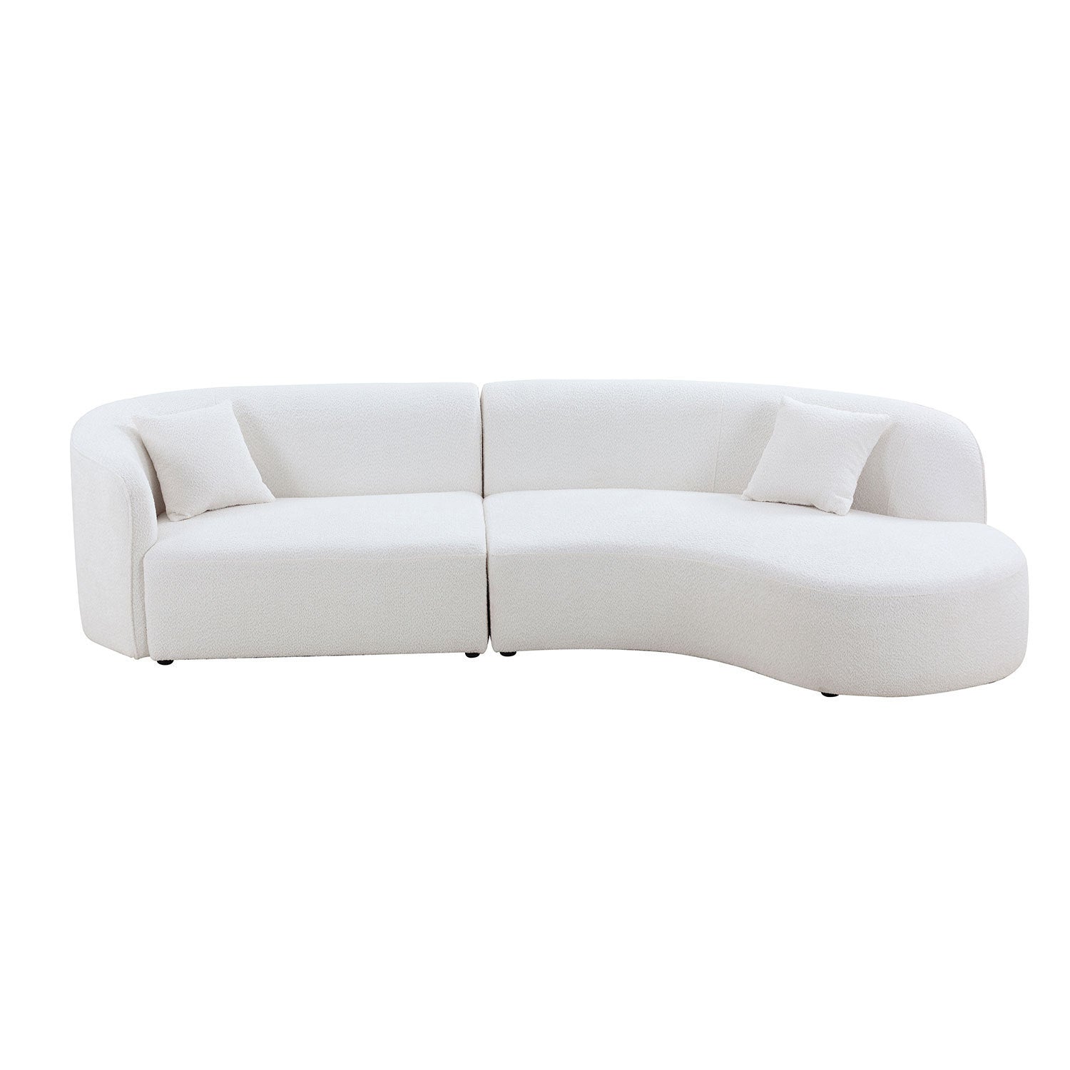 The Stella Luxury Modern Style Living Room Curved Sofa
