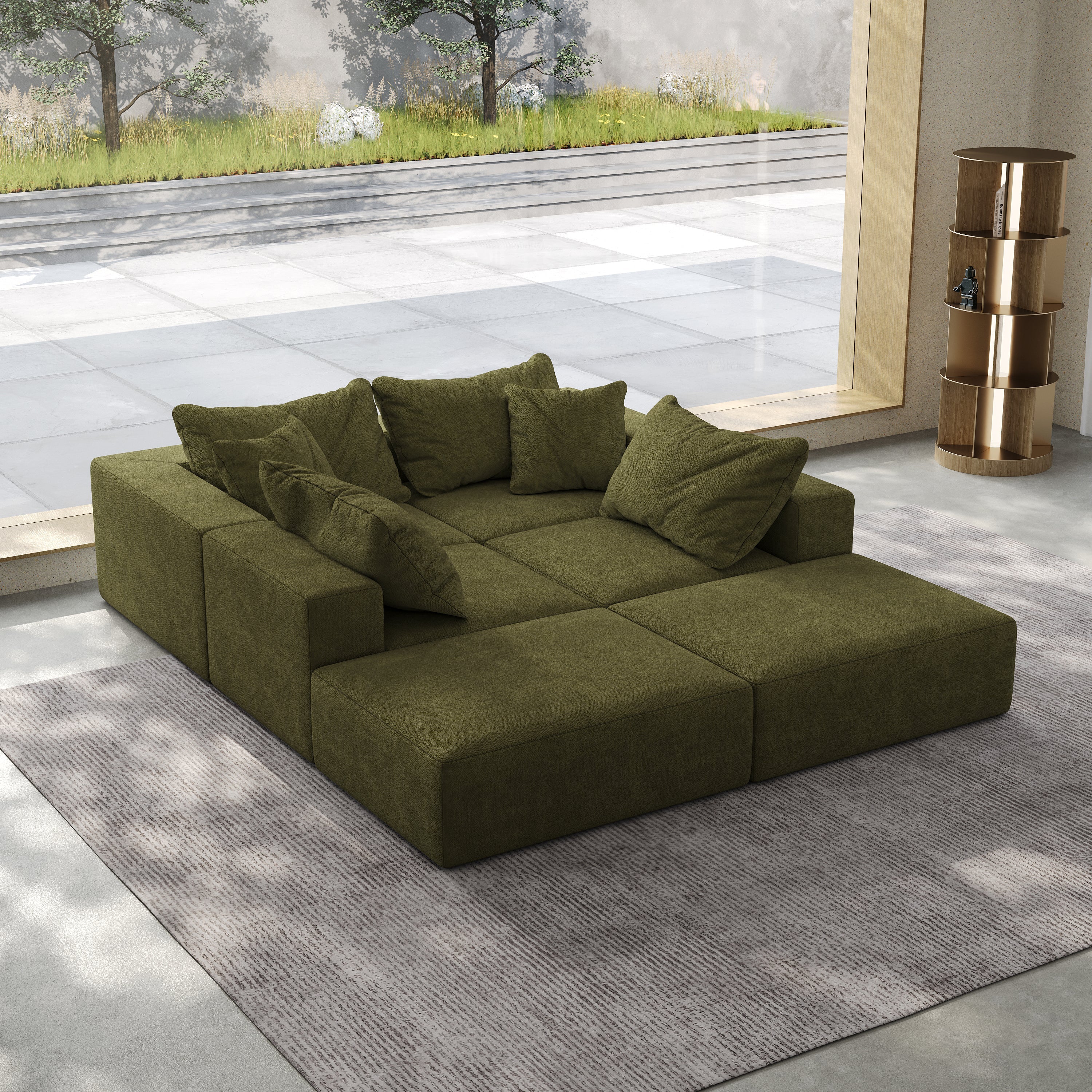 The Savoy Oversized Modern Sectional Sofa
