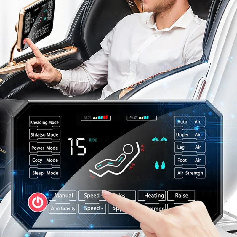 The Empire Intelligent Voice Control Full Body Zero Gravity Massage Chair with Bluetooth