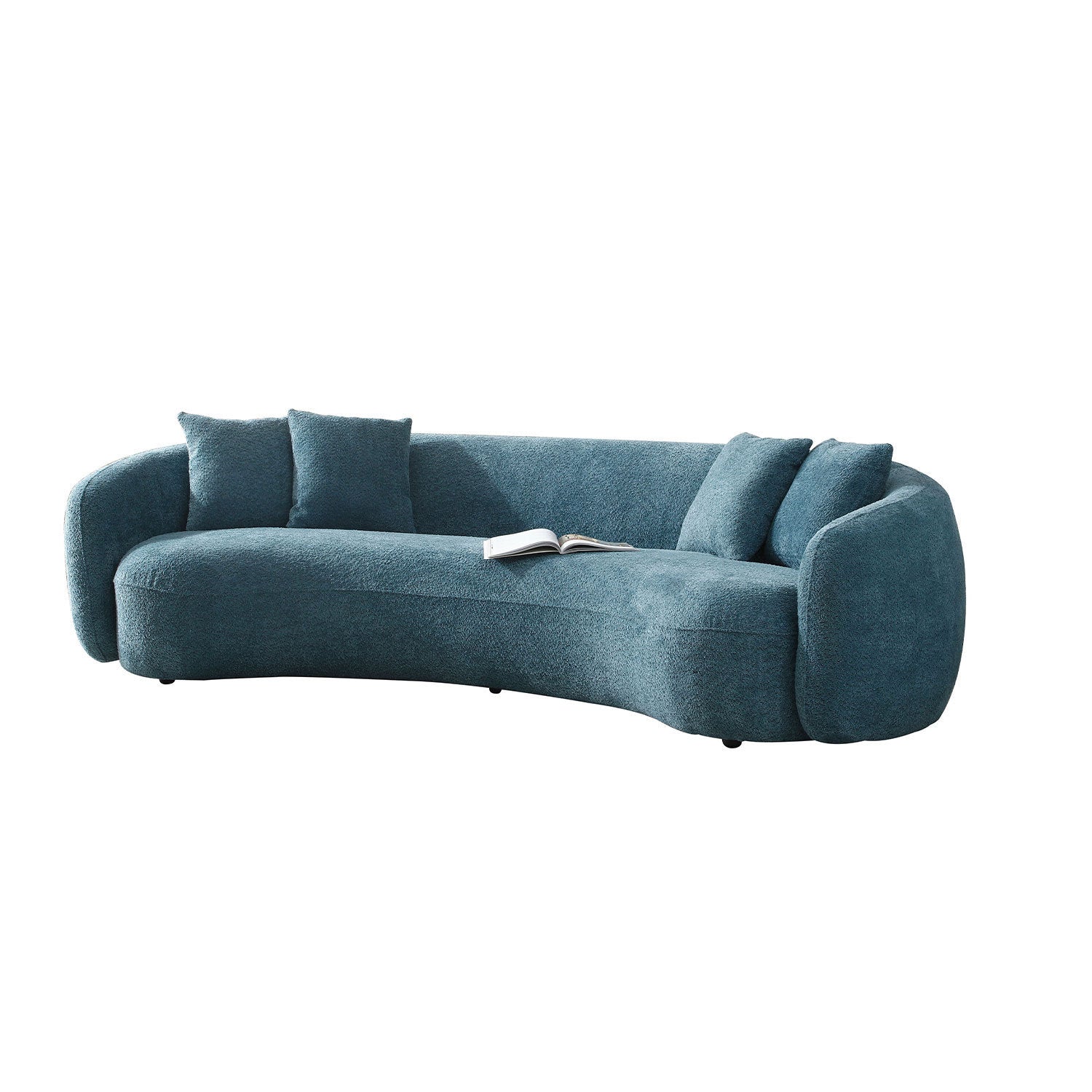 The Morning Star Modern Sectional Half Moon Living Room Sofa