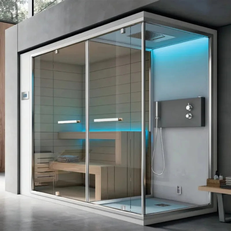 The Paradise Luxury Indoor Infrared Sauna with LED